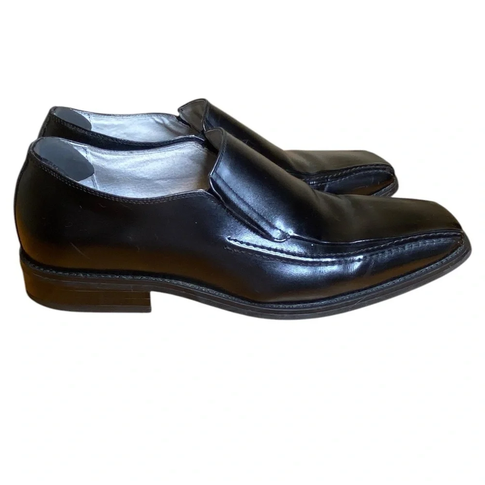 Stacy Adams Hillman Black Toe Loafer Dress Shoes Men’s Size 10M 24199-01
